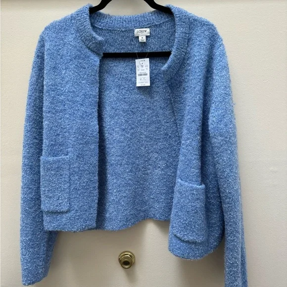 J crew blue cardigan sweater - Picture 3 of 4